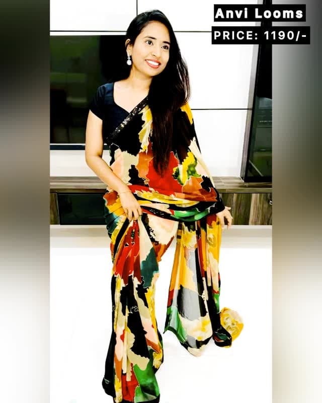 Chiffon Sabyasachi Print