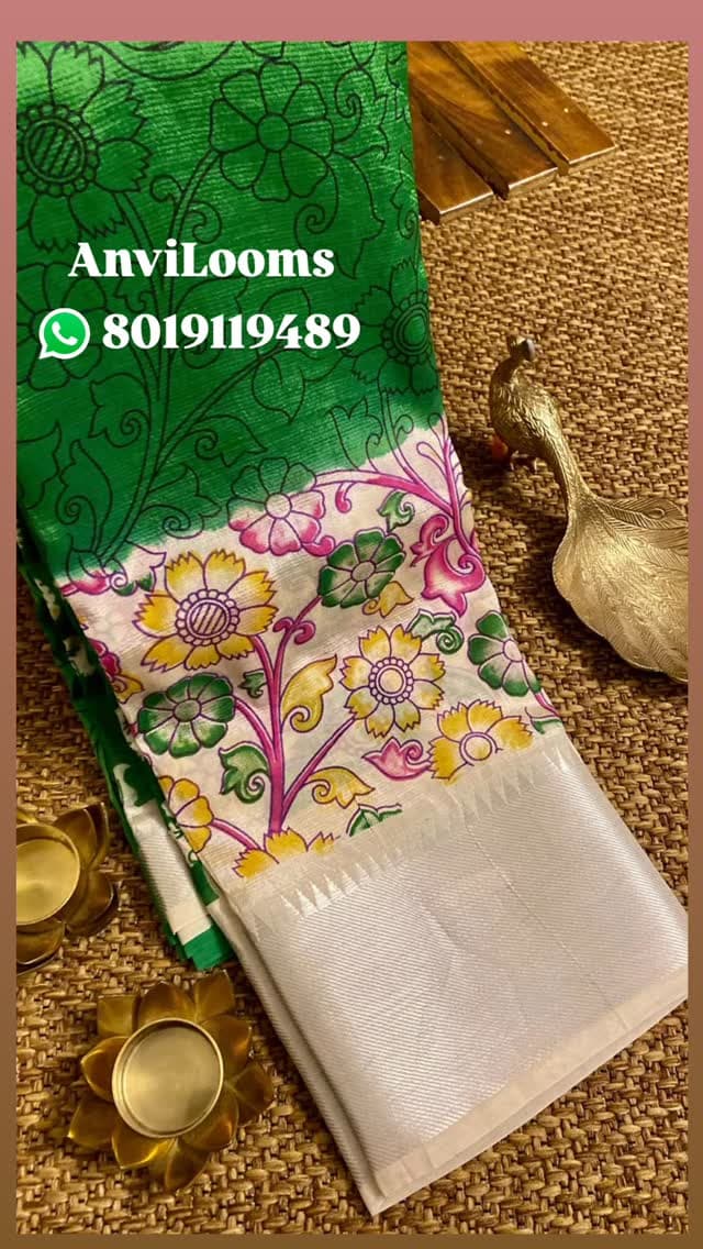 Kalamkari Silk Saree